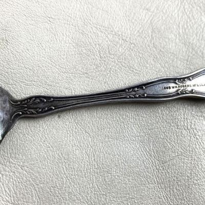 1865 Wm ROGERS SILVERPLATE BABY FOOD PUSHER