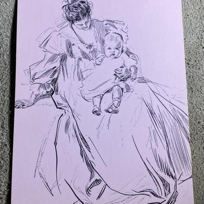 CHARLES DANA GIBSON GIRL POSTCARD REPRINTS 1984CHARLES DANA GIBSON GIRL POSTCARD REPRINTS 1984