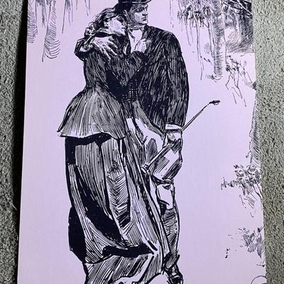 CHARLES DANA GIBSON GIRL POSTCARD REPRINTS 1984CHARLES DANA GIBSON GIRL POSTCARD REPRINTS 1984