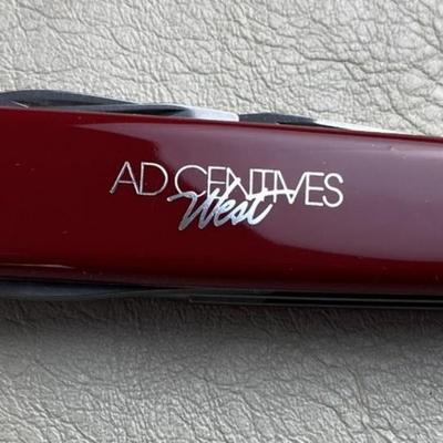 VICTORINOX SWISS ARMY ADVERTISING KNIFE ADCENTIVES WEST
