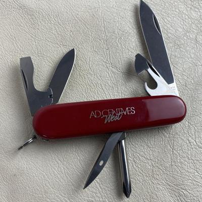 VICTORINOX SWISS ARMY ADVERTISING KNIFE ADCENTIVES WEST