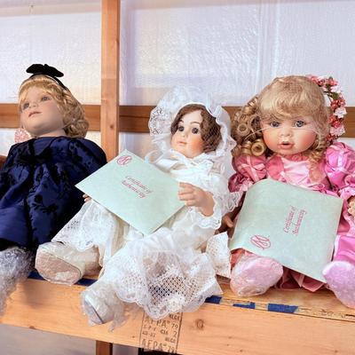 Lot 49: Dolls, Desks, Mirror, Chairs & More