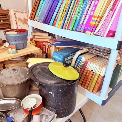 Lot 50: Books, Kitchen ware & More