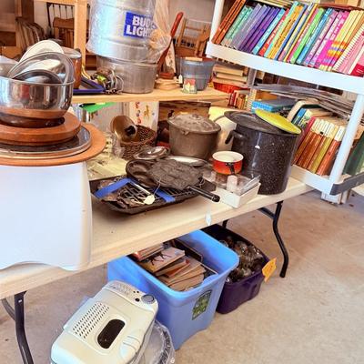 Lot 50: Books, Kitchen ware & More