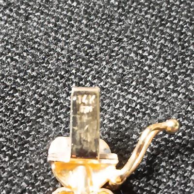 14K GOLD HEART LINKED BRACELET 10.83g