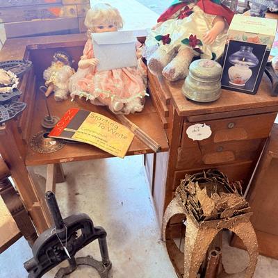 Lot 52: Antique Furniture, Dolls & More