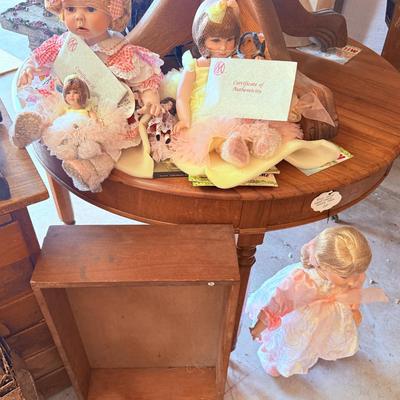 Lot 52: Antique Furniture, Dolls & More