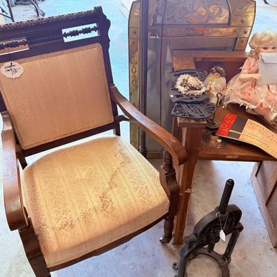 Lot 52: Antique Furniture, Dolls & More