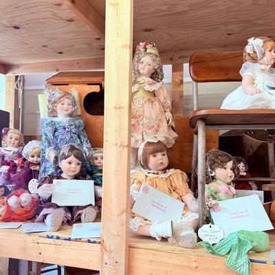 Lot 53: Huge Doll Selection & More