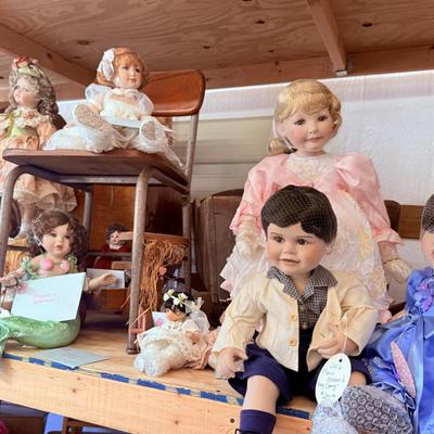 Lot 53: Huge Doll Selection & More