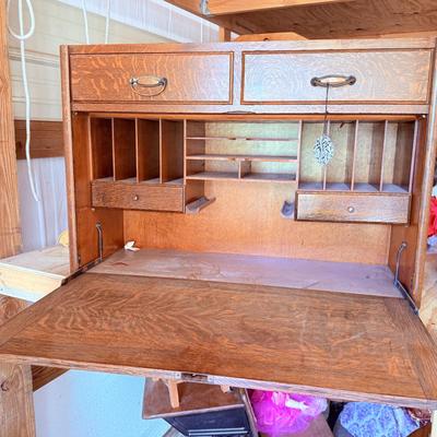 Lot 54: Beautiful Wood Secretary