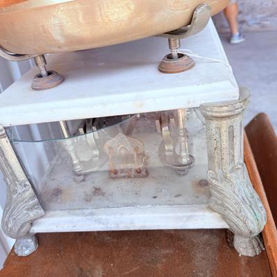 Lot 55: F. Domingo Balance Scale & Desk
