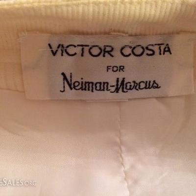 Vintage  White Suit  by Victor Costa/ New Marcus 