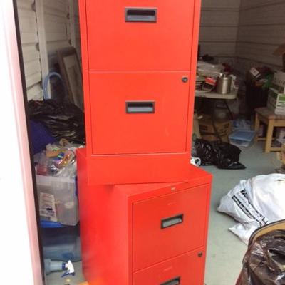Vintage File Cabinet by HON  Three  Cabinets