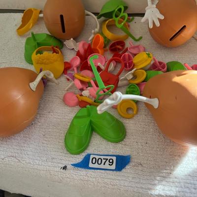 Vintage Toys Lot Mr Potato Head