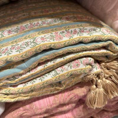 Textiles - Custom King Bed Covers, Shams, Foot of Bed Runner, Decorative Throw Pillows