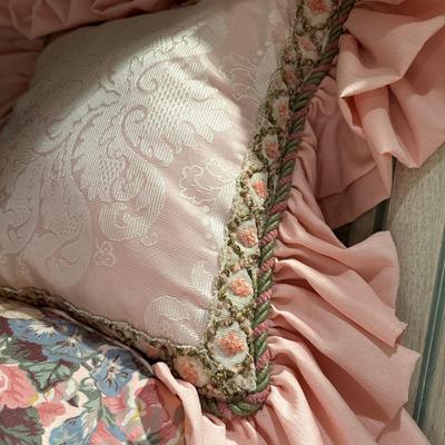 Textiles - Custom King Bed Covers, Shams, Foot of Bed Runner, Decorative Throw Pillows