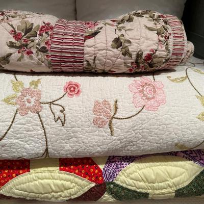 Textiles - Quilts, Throw, Blanket and King Pillows
