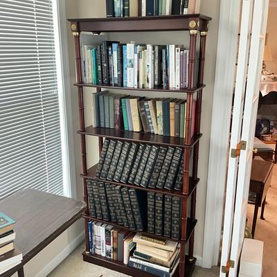 901 Regency Cherry-stained Bamboo Style Bookshelf