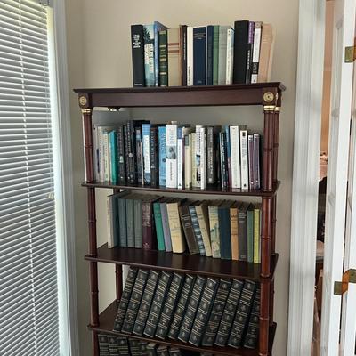 901 Regency Cherry-stained Bamboo Style Bookshelf