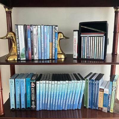 903 Regency Cherry-stain Bamboo Style Bookshelf