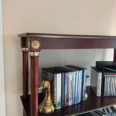903 Regency Cherry-stain Bamboo Style Bookshelf