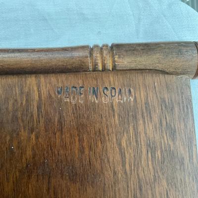 910 Wooden Folding Tray Table