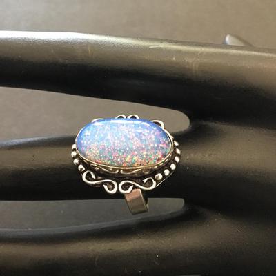 Sale Photo Thumbnail #187: Beautiful silver 925 statement ring. Please see attached photos.