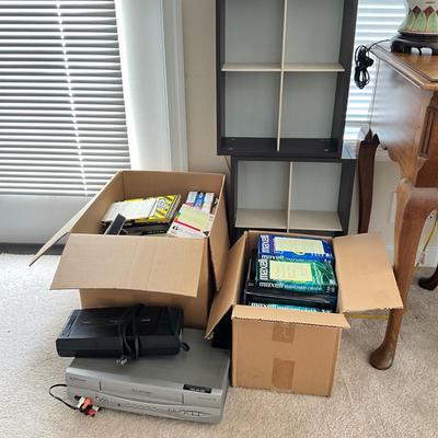 923 Large Lot of VHS Tapes and Accessories
