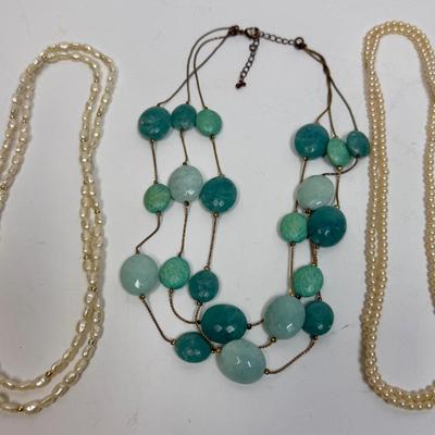 Vintage Jewelry Lot - 3 necklaces