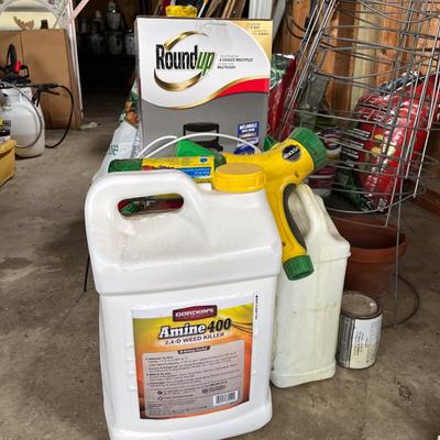 Sale Photo Thumbnail #480: Plant cages, RoundUp sprayer, Amine400, etc.