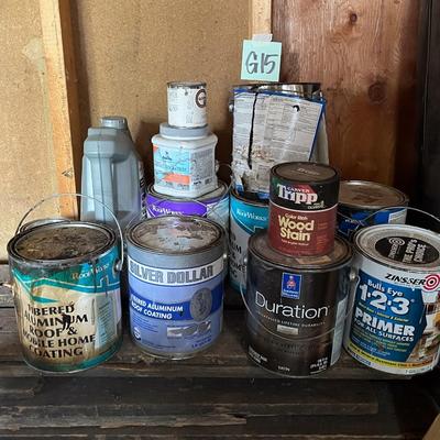Sale Photo Thumbnail #508: Paint, primer, etc. Various levels of fullness