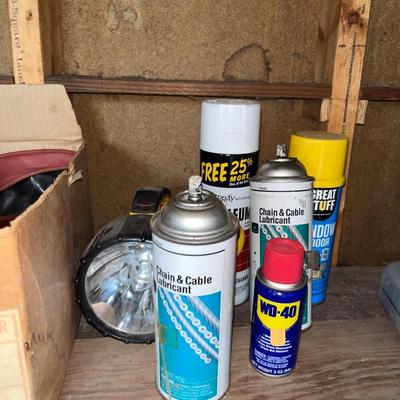 Sale Photo Thumbnail #526: Gloves, flashlight, lubricant, WD-40, etc.