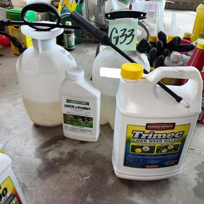 Sale Photo Thumbnail #546: Weed killers, sprayers, rabbit and deer repellant