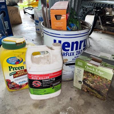 Sale Photo Thumbnail #550: Preen, metal bucket and contents, Quick Edge, Bug killer