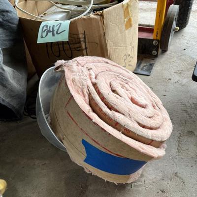 Sale Photo Thumbnail #568: Insulation roll, cables, clamps, etc.