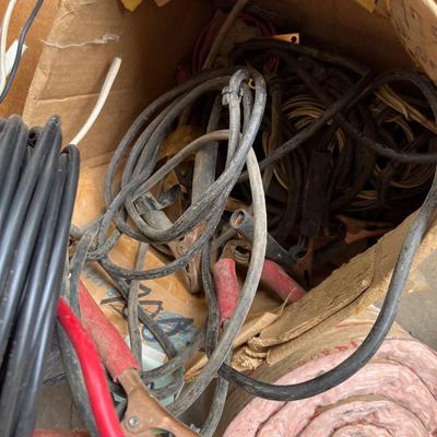 Sale Photo Thumbnail #570: Insulation roll, cables, clamps, etc.