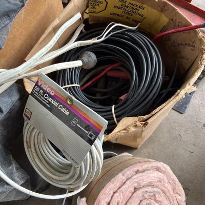 Sale Photo Thumbnail #569: Insulation roll, cables, clamps, etc.