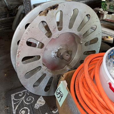 Sale Photo Thumbnail #619: Hose reel, hose, etc.