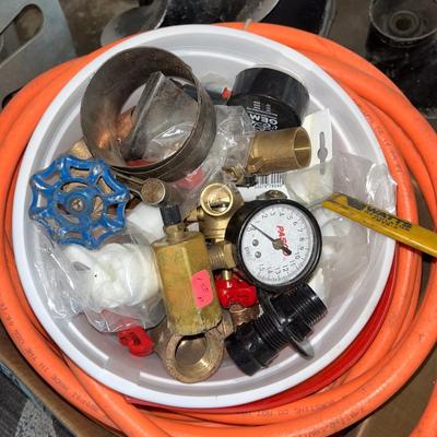Sale Photo Thumbnail #620: Hose reel, hose, etc.