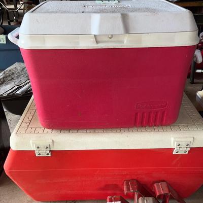 Sale Photo Thumbnail #627: Two coolers; See photos