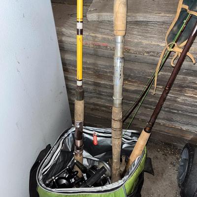 Sale Photo Thumbnail #665: Rods and reels