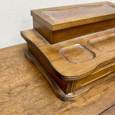 Vintage Wooden Jewelry Box