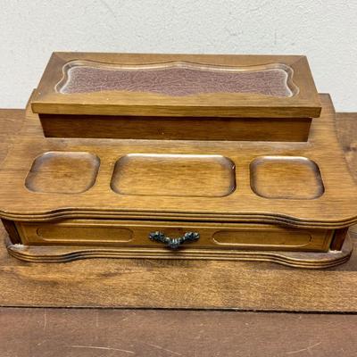 Vintage Wooden Jewelry Box