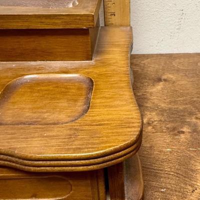 Vintage Wooden Jewelry Box