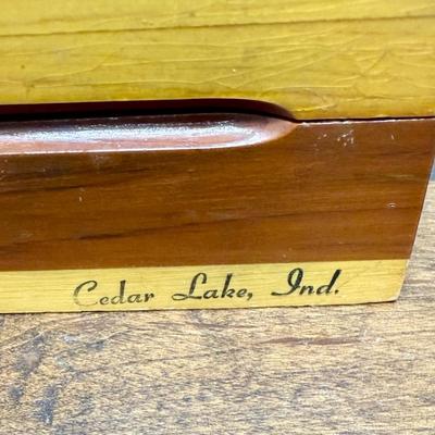 Vintage Wooden Trinket Box