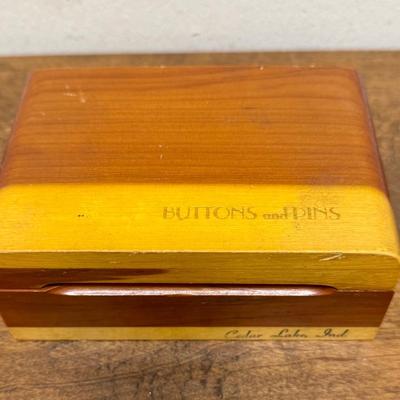 Vintage Wooden Trinket Box
