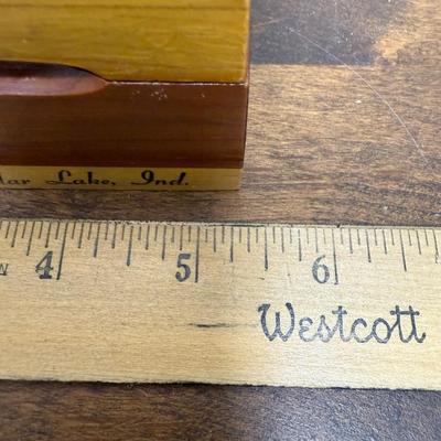 Vintage Wooden Trinket Box