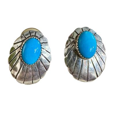 Sterling Jewelry - Turquoise Earrings