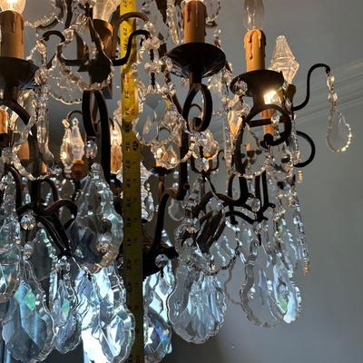 Multi-Tier Chandelier with Genuine Crystal Accents